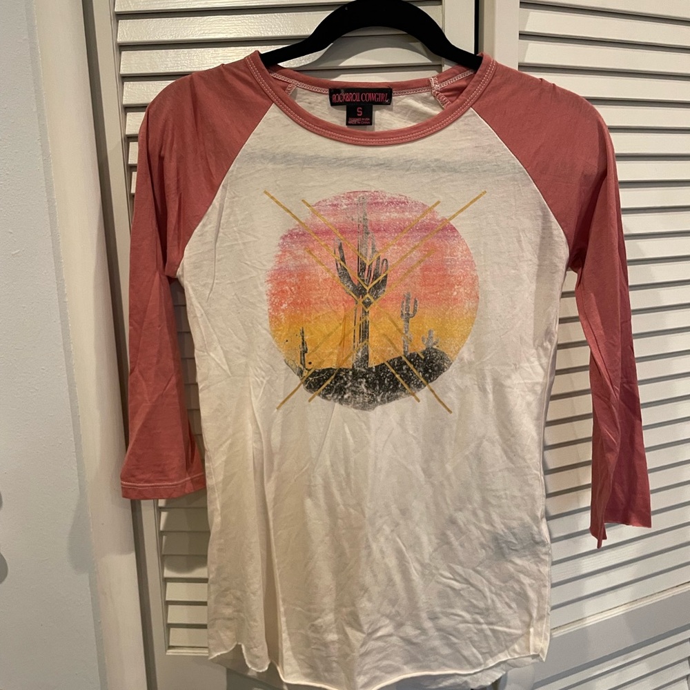 Cactus Baseball Tee